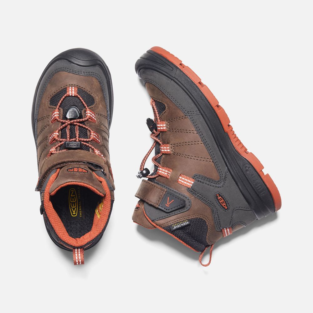 Keen Outdoor Bot Çocuk Kahverengi - Redwood Waterproof - Türkiye YBKV71309